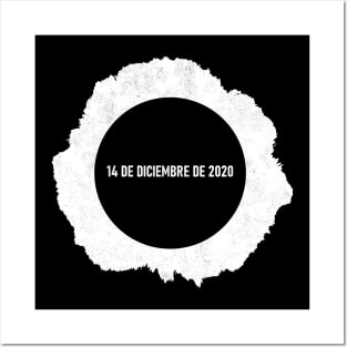 Solar Eclipse December 14, 2020, Chile, Argentina, Spanish Posters and Art